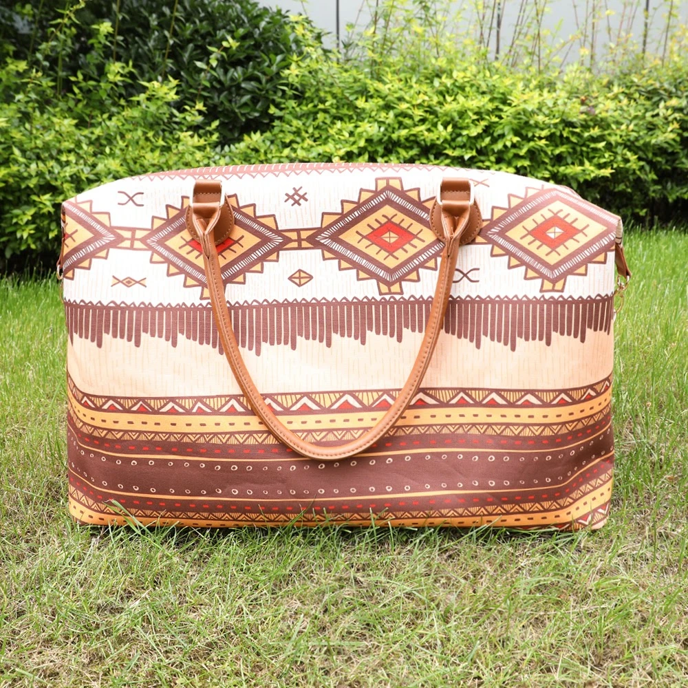 

Женская дорожная сумка из ПУ кожи, с гравировкой подсолнуха