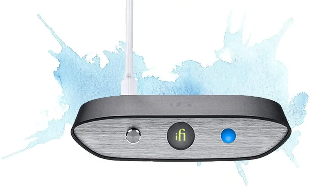 

iFi Zen Blue HiFi Bluetooth 5.0 Receiver Desktop DAC Streaming Music Any Powered Speaker Amplifier Outputs A V Receiver