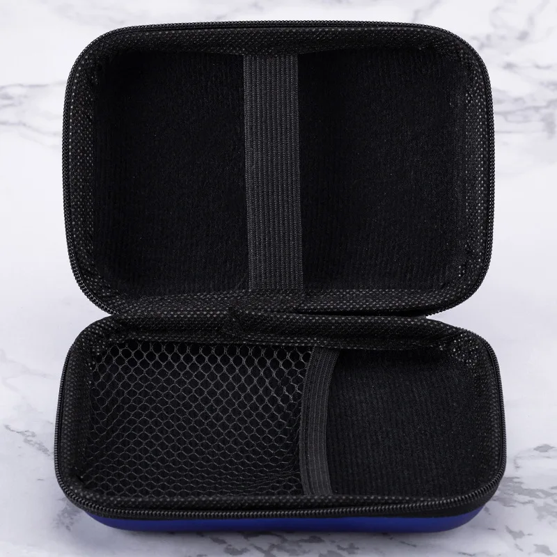 Жесткий Чехол для наушников на молнии EVA кожаный защитный чехол органайзер