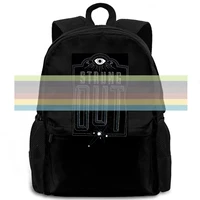 authentic strung out band eye punk black m l new novelty cool women men backpack laptop travel school adult student