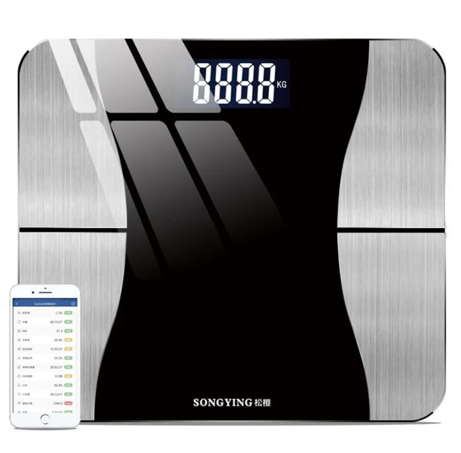 Цифровой анализатор состава тела точные цифровые весы совместимые с приложением