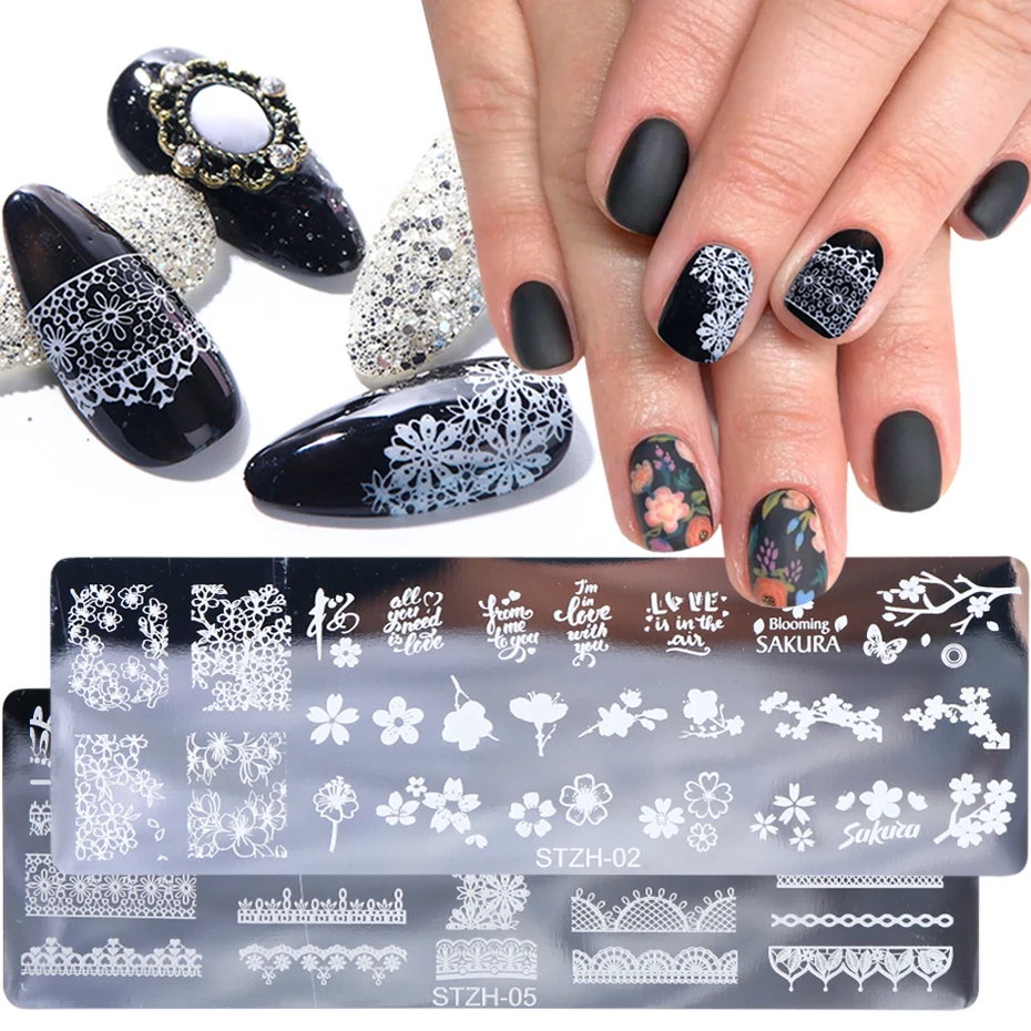 1 шт. трафарет для дизайна ногтей|Шаблоны ногтей| |