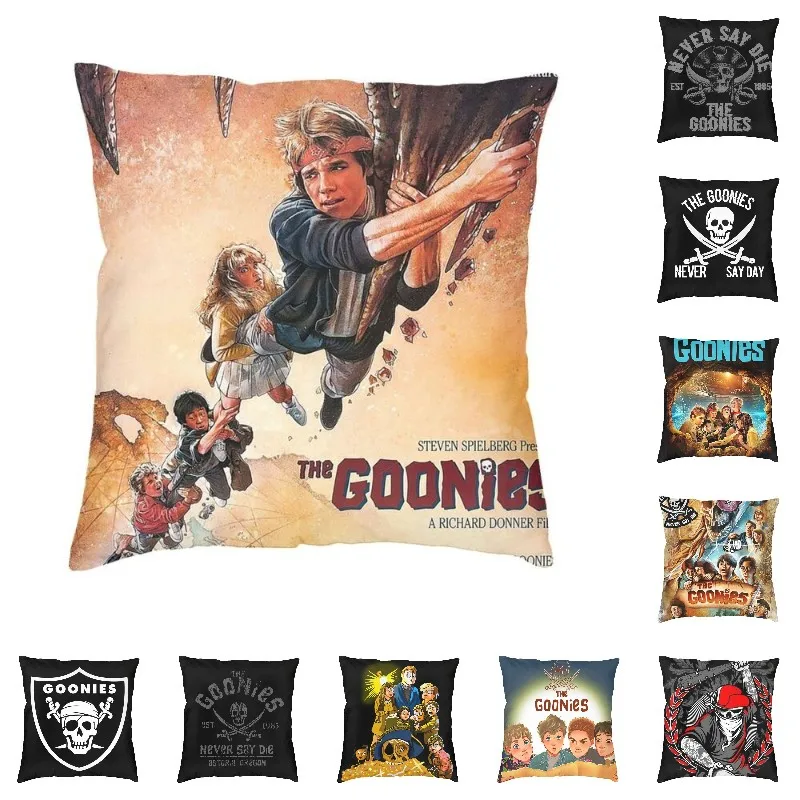 

Luxury The Goonies Cushion Cover Polyester Adventure Comedy Movie Throw Pillow Case Bedroom Decoration Pillowcase