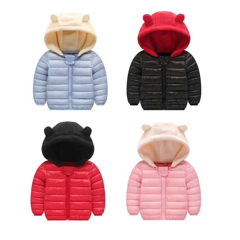 Детская зимняя куртка теплое пальто для маленьких мальчиков Милая одежда