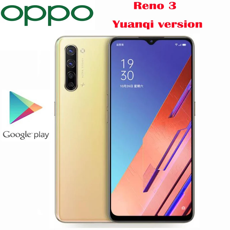 Официальный Новое Oppo Рино 3 юаньци облегченная версия 5G смартфон Snapdragon765 Octa Core 6 5