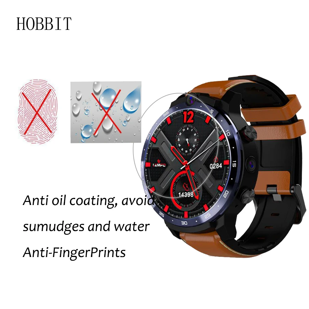 3 упаковки для смарт часов LEMFO LEM12 1 6 дюйма Защитная пленка LEM 12 Взрывозащищенная