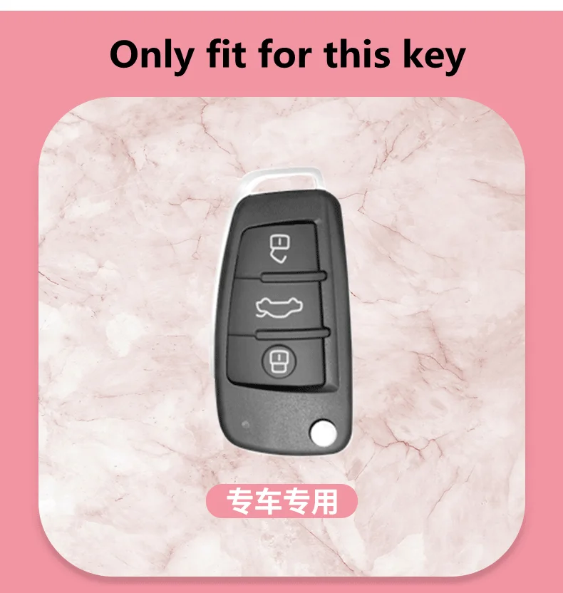

Car Key Case For AUDI A1 A4 A3 A6 A7 A8 A6L TT Q3 Q2L Q7 C5 C6Key Cover Shell Vintage Luxury Diamond Women Gifts