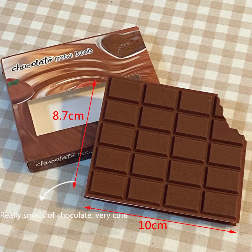 1pcs 80 Sheets Mini Memo Pads Cute Notebook Biscuit Chocolate Note Book Daily Tabs Office Decor School Korean Stationary | Канцтовары