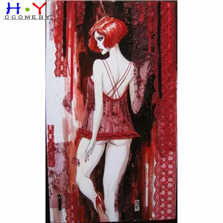 

Diamond Painting Icons Art Kits Full Square/Round Diamonds Embroidery Cartoon sexy girl DIY Decorations Home