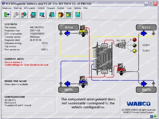 Диагностический SW [2015]+ штырьковый Калькулятор + активатор для Wabco | Автомобили и