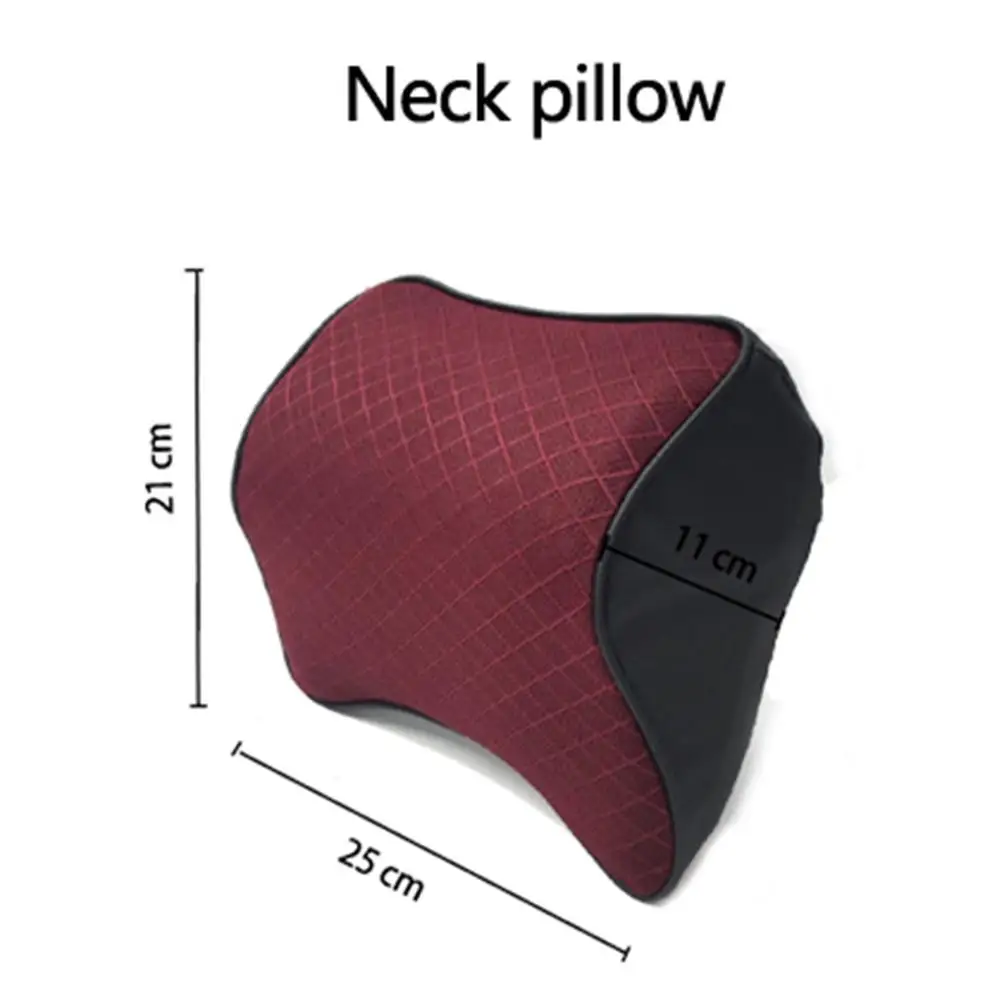 Автомобильная подушка для подголовника 3D из пены с эффектом памяти шеи спинки