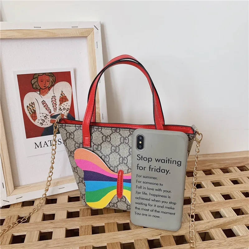 Children Bag New Princess Korea Fashionable Western Style Handbag Lovely Baby Girl Hand Zero Wallet Women Ladies Bags | Багаж и сумки