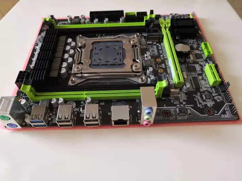 Runing X79 Micro-ATX настольная материнская плата ram 4 DDR3 DIMM скидка X79 LGA2011 материнская плата компьютер DIY SATA3.0 PCI-E x16 USB3.0