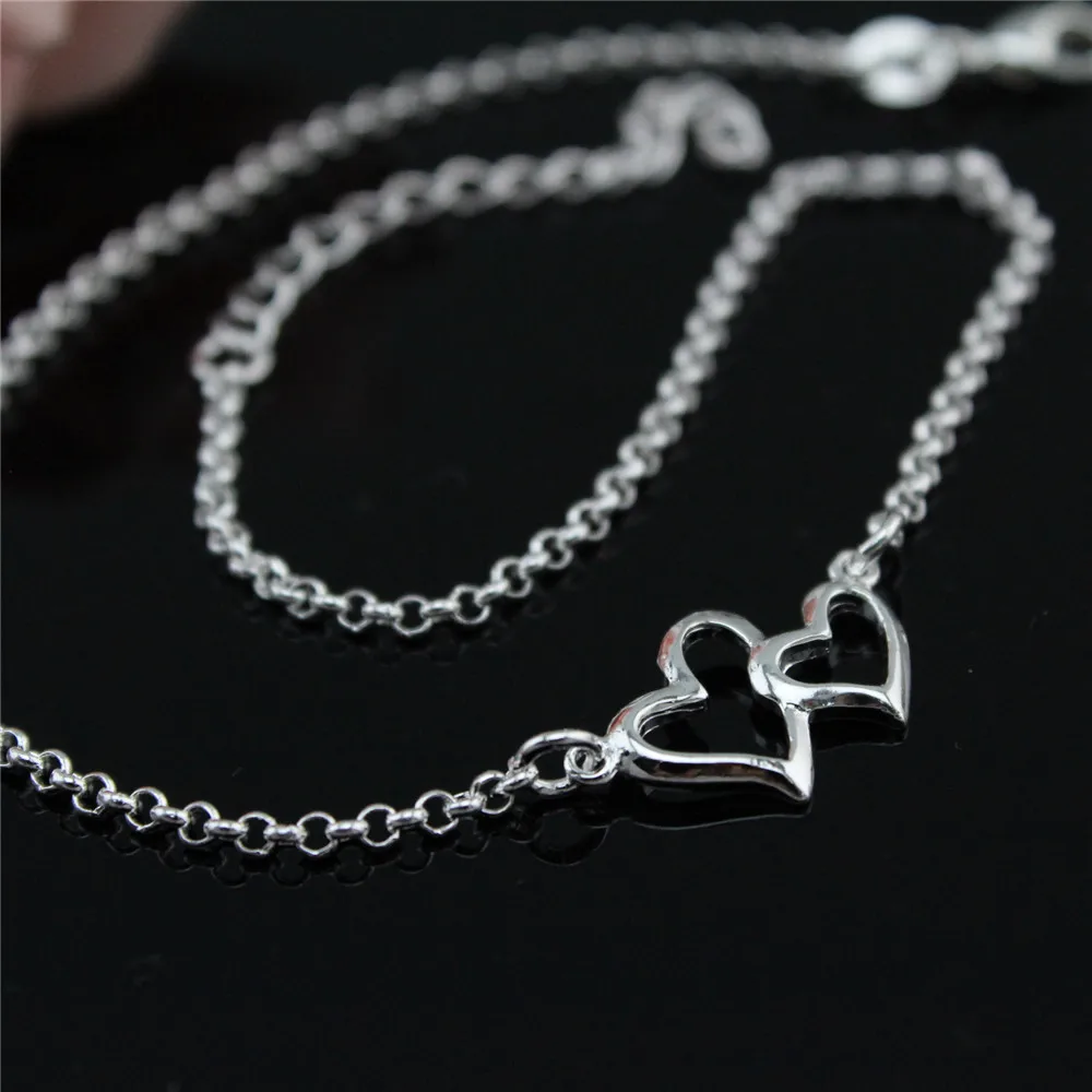 

Новый Серебряный браслет на ногу Классическая любовь дикая Темпераментная Женская нога на цепочке