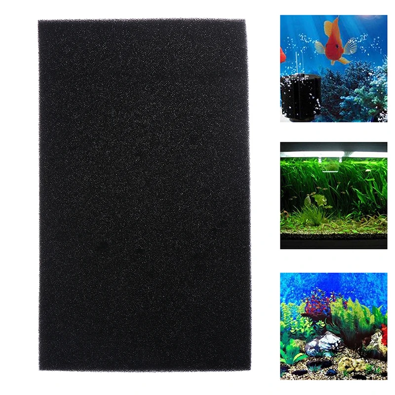 Черная практическая биохимическая хлопковая губка аквариум-фильтр для