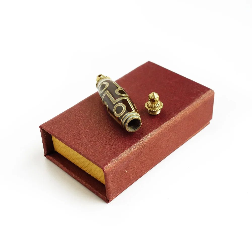 Кулон с тибетской гардеробной коробка Gawu не тускнеет и ржавчит благовония Будды