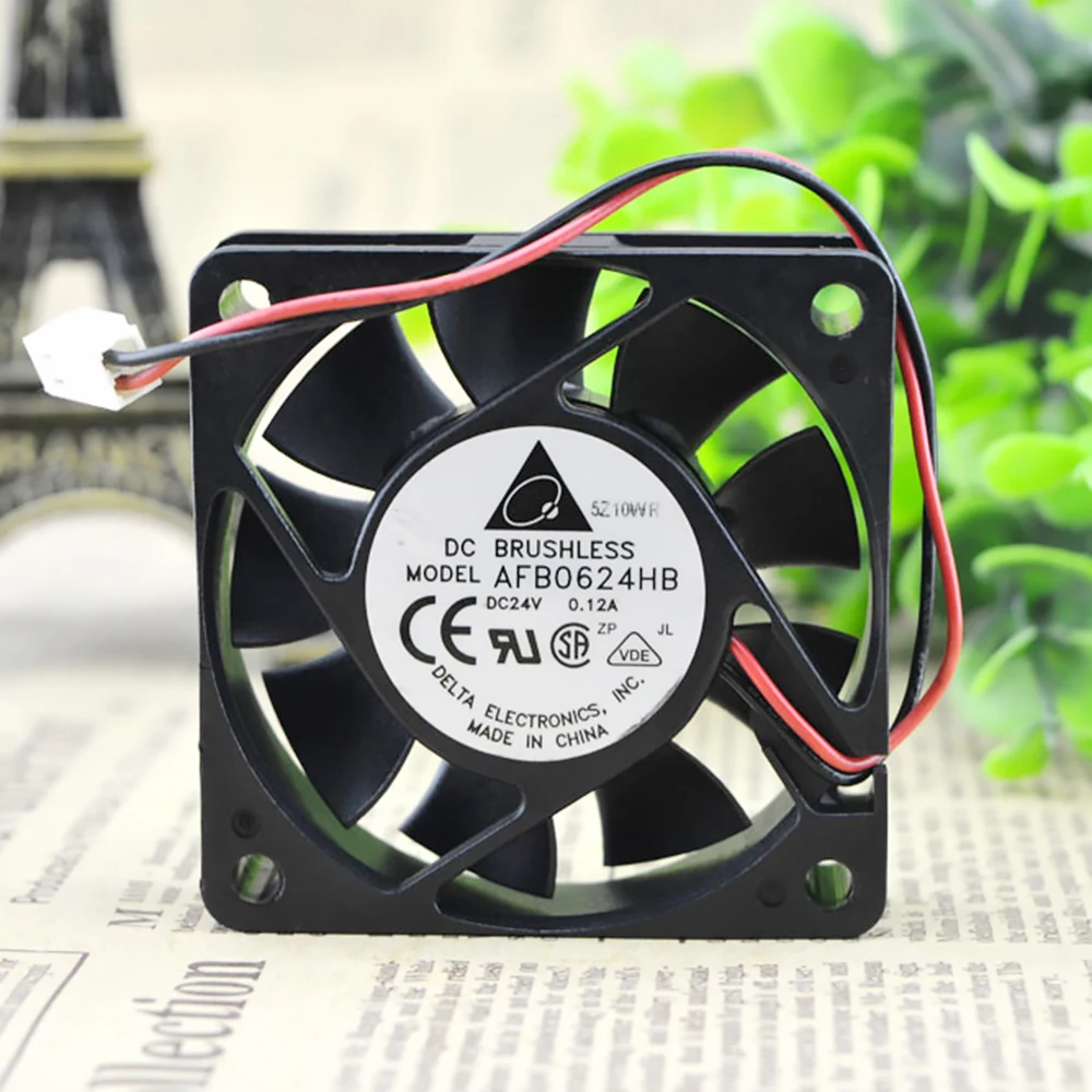 Для delta 6015 DC 24v 0.12a afb0624hb 60 мм 6 см инвертор сервера для ПК чехол Охлаждающие