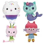 Кавайный плюшевый игрушечный домик, 22 см, кошка, Аниме Кукла, мягкая плюшевая игрушка, милый подарок для детей, кукольный домик Габби, игрушки для детей, подарок s