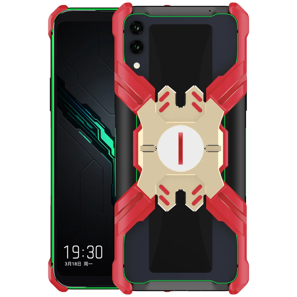 Герой Marvel элементы Алюминиевый металлический бампер чехол для Xiaomi Black Shark 2/Helo тонкий жесткий защитный бампер для телефона