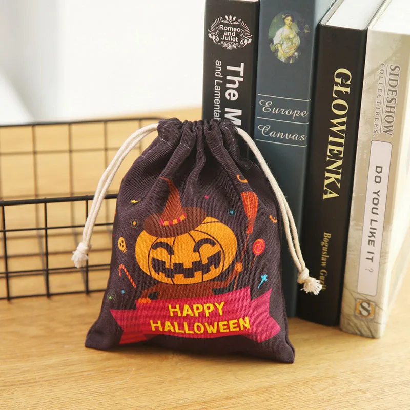 Draw pocket3-1pcs Halloween Candy Pumpkin Head Theme Creative Party Package Decoration Party Supplies Party Disposable Tableware Cup Plate - Цвет: Draw pocket3-1pcs
