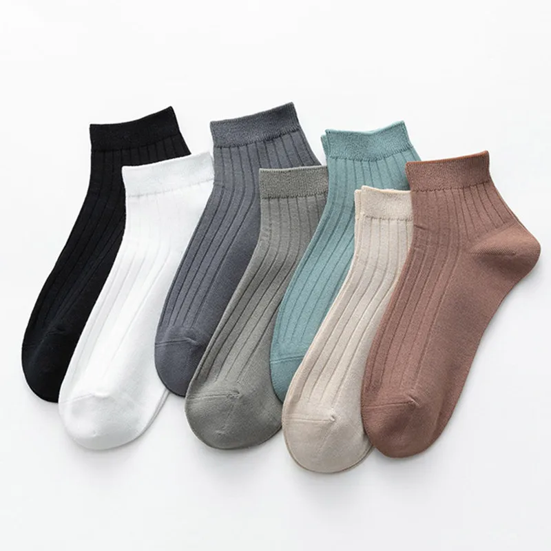 

Harajuku Fashion Stripe Sock Cotton Socks Men Casual Short Tube Wholesale Adult Men Socks White Gifts for Men носки короткие