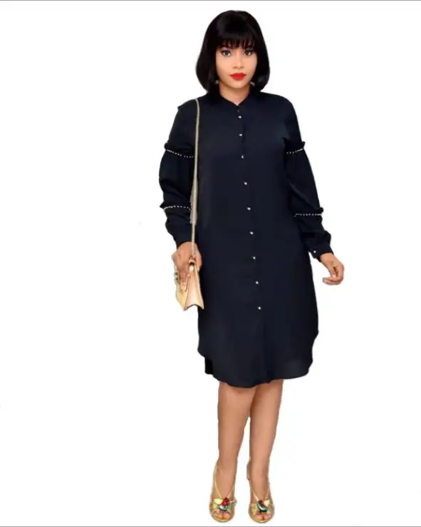 Женское платье в африканском стиле лето осень рубашки платья для женщин