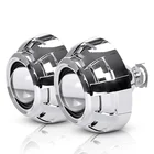 2,5 дюймовая брендовая Автомобильная фара Стайлинг кожух маска HID линзы проектора Bi Xenon модифицированные DIY H7 H4 Фары линзы использование H1 лампы