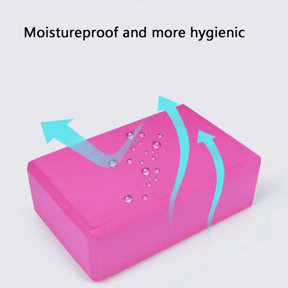 

Yoga Block Props Foam Brick Stretching Aids Gym Pilates Yoga Block Fitness Sports High Density Eva Yoga Brick