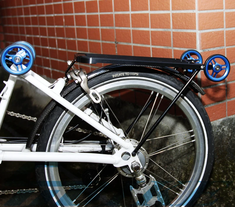 

Aceoffix Bicycle Rear Rack for Brompton Folding Bike CNC rack SR01