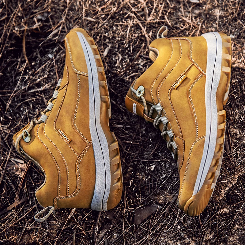 New Outdoor Waterproof Hiking Tactical Boots Non-slip Walking Climbing Hiking Shoes Mountain Sport Boots Hunting Mens Sneakers