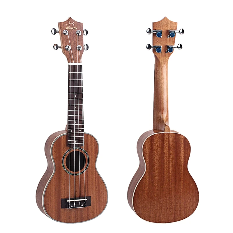21 Inches Ukelele Ukulele Hawaiian Guitar Sapele Aquila Rosewood Fretboard Bridge Soprano Stringed Instrument 4 String |