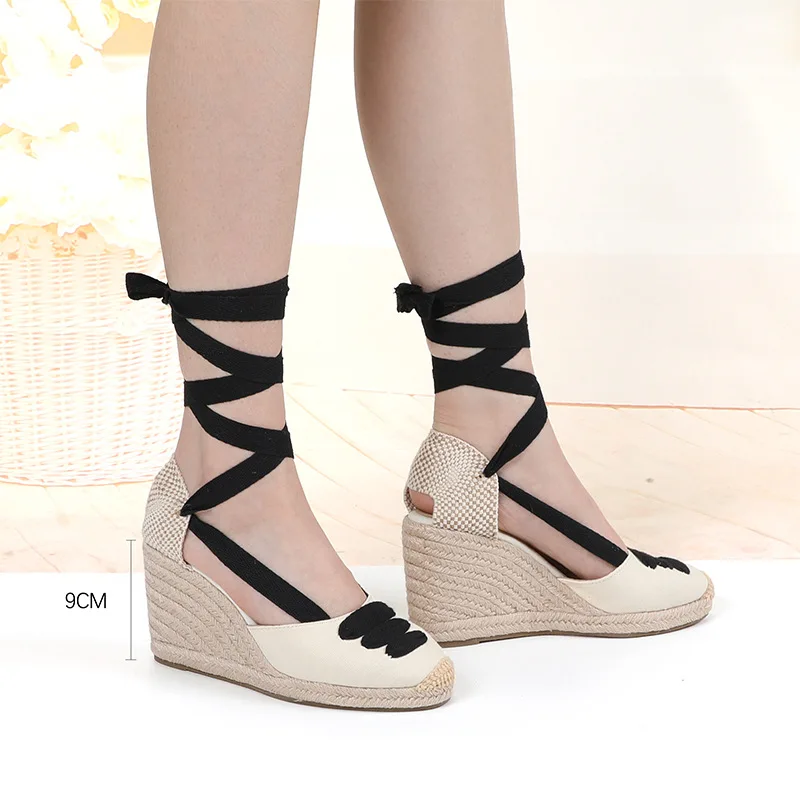 

Sandals women's fashion South Korean ins fashion spring and summer 2020 New Roman style slope heel flat heel