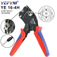 ye 16 4h 0 08 16mm2 tubular terminal crimping tool mini pliers adjusting knob to control the crimping force electricians clamp