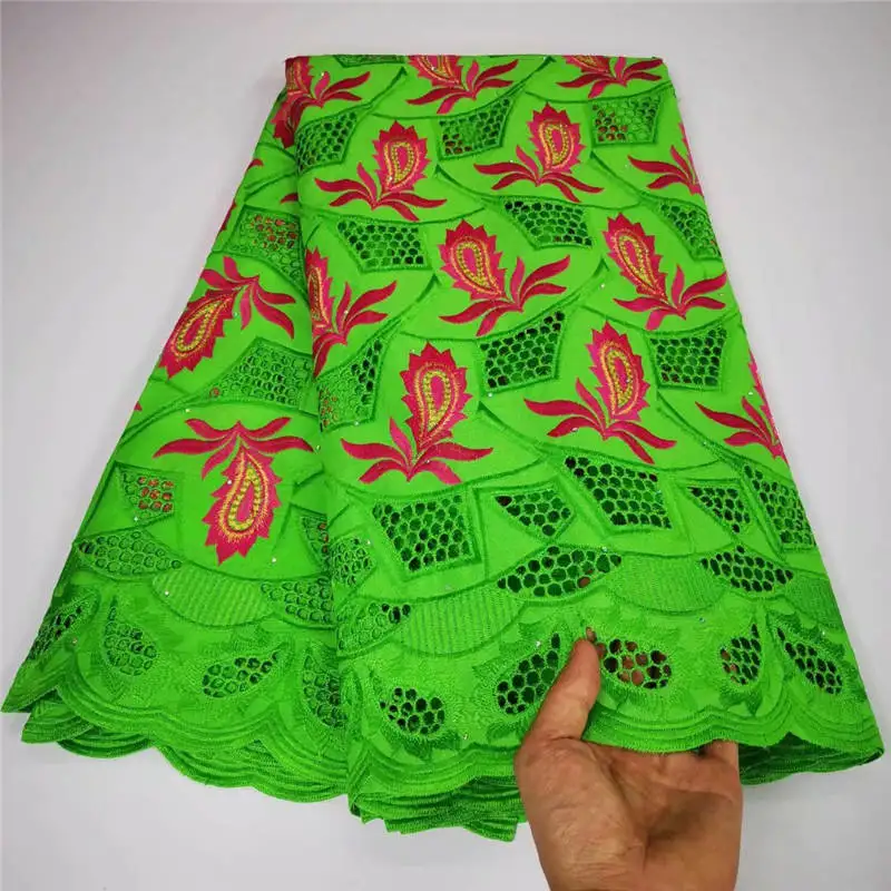

5yards swiss lace fabric african lace fabric 2021 high quality fashion embroidery dry cotton lace swiss voile lace ! LY40210