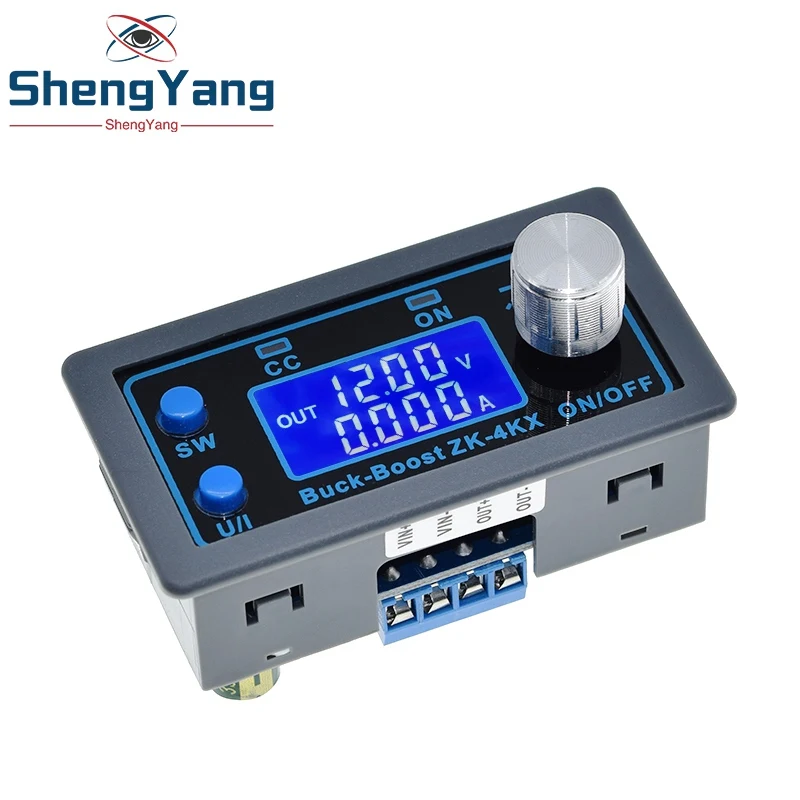

ZK-4KX CNC DC DC Buck Boost Converter CC CV 0.5-30V 4A Power Module Adjustable Regulated power supply For Solar Battery Charging