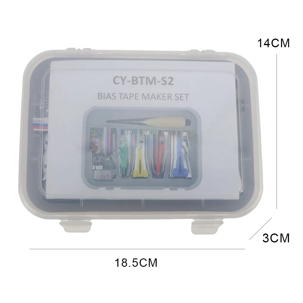 

1 Set Multifunction Sewing Bias Tape Maker Set DIY Patchwork Quilting Tool Household Machine Binding Sewing Supplies Accessories