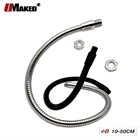 2 шт., гибкие металлические светодиодные трубки для настольных ламп, диаметр 8 мм, 10-50 см