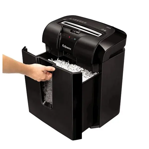 Измельчитель бумаги microcut Fellowes 63CB 19 л 4x50 мм 320 листов черный|Шредеры| |