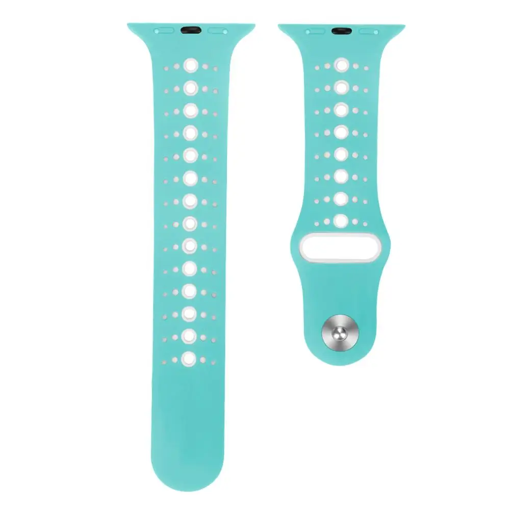 Ремешок для Apple Watch band 44 мм 40 42 38 iwatch series 5 4 3 2 1 спортивный силиконовый браслет
