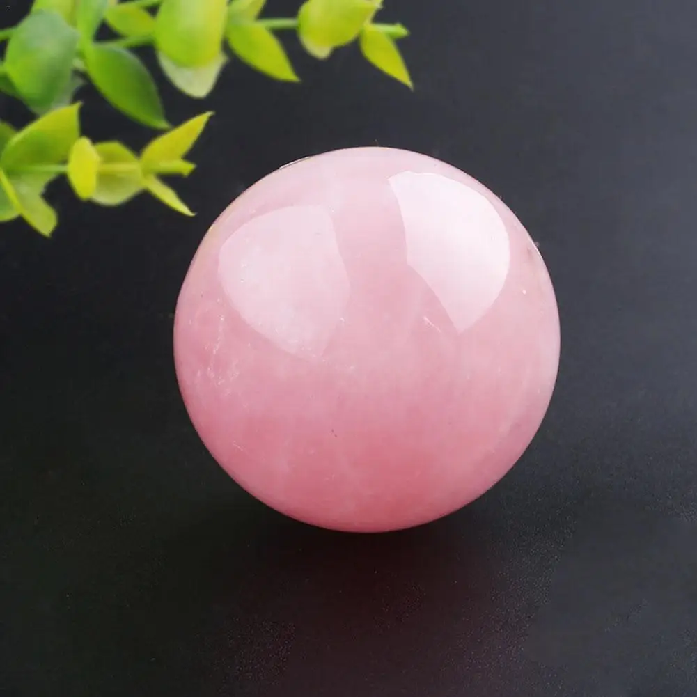 

Natural Pink Crystal Ball Polished Globe Massaging Ball Reiki Healing Stone Home Decoration Exquisite Gifts Souvenirs
