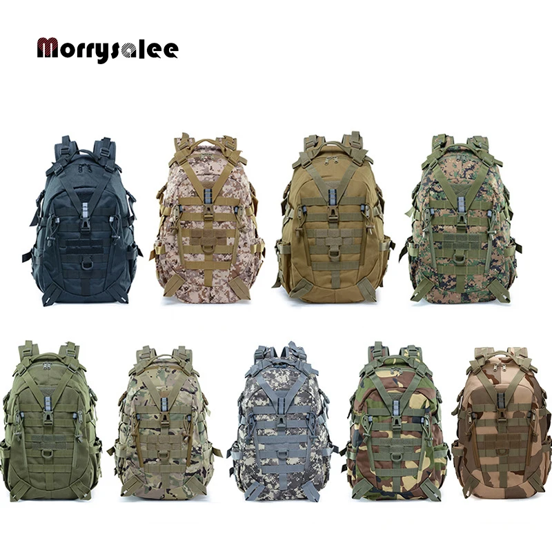 tactical military backpack camping assault sports bags mountaineering trekking camouflage hunting bag multifunctional backpack free global shipping
