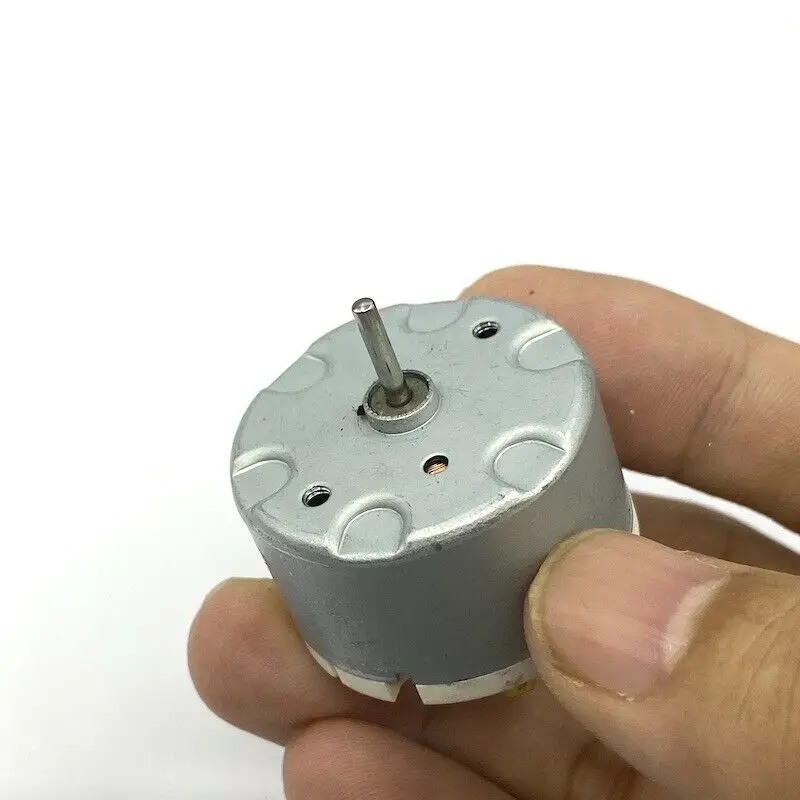 Двухвальный двигатель постоянного тока 32 мм Круглый RK-500TB-15375 9 В 10 в 12 для