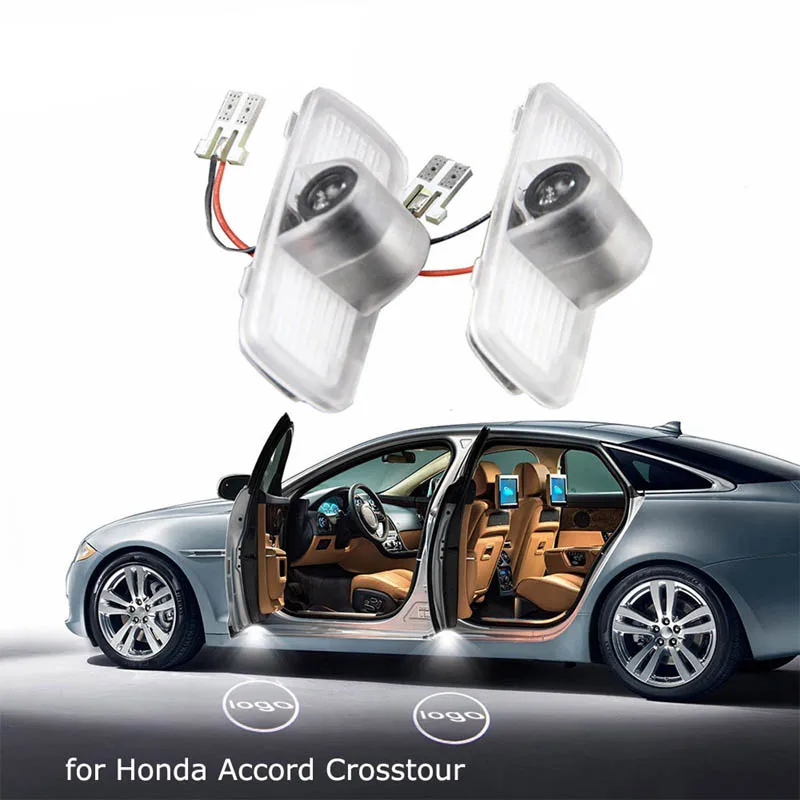 LISIDIC автомобильные дверные фары для Honda Accord 2003 2013 Crosstour 2010 логотип значок эмблема