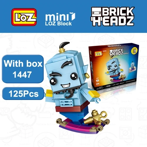 LOZ 1447 with box LOZ клоун мдональд Рональд Humburger Мини Строительные блоки 249 шт кирпичная голова фигурка игрушка подарок для детей в возрасте 6+ официальный авторизованный - Цвет: LOZ 1447 with box