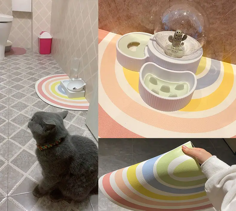 

Pet Cat Litter Mat Waterproof Pet Mat Cute Litter Cat Bed Cat Accessories Pet
