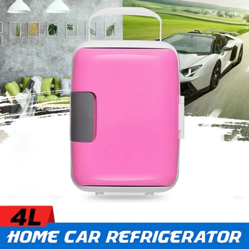 

2023 Dual-Use 4L Car & Home Refrigerators Ultra Quiet Low Noise Car Mini Refrigerators Travel Freezer Cooling Heating Box Fridge