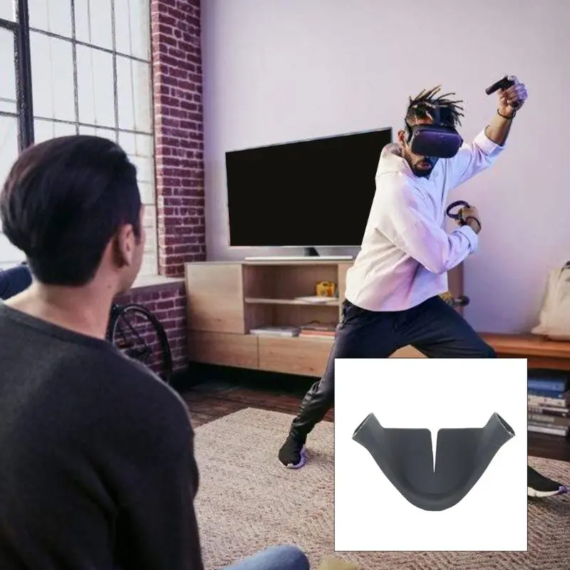 Черная накладка для носа Затемняющая маска глаз VR гарнитура держатель Oculus