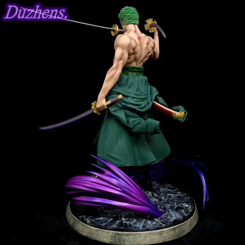 

Original Japanes Anime ONE PIECE Figure Model Roronoa Zoro 37cm 2 face Santoryu largescale PVC Action Figure Model Toy Doll Gift