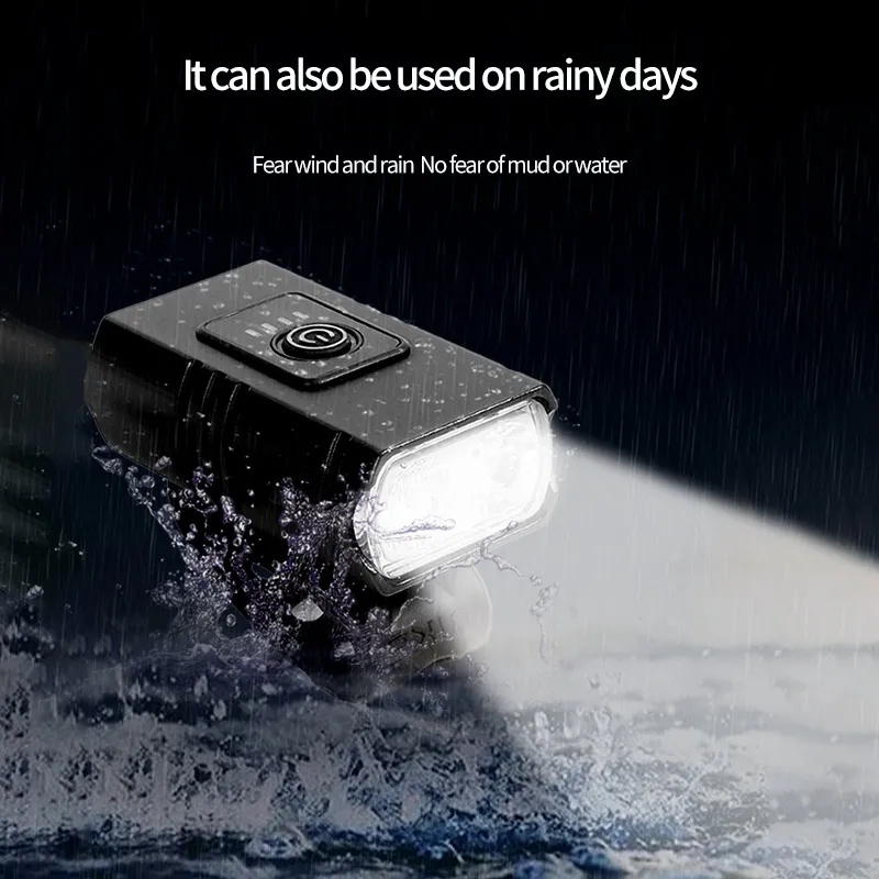 

T6 Bike Light Rainproof USB Rechargeable LED 1200mAh MTB Front Lamp Headlight Aluminum Ultralight Flashlight Bicycle Light IPX6