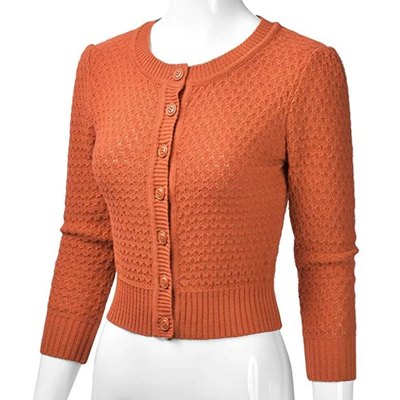 

Women New Spring 2020 Female Knit Cardigan Sweater Coat Short Women A little Shawl Knitted Jacket Female 22 Colors